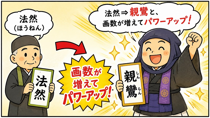 法然と親鸞の語呂合わせ