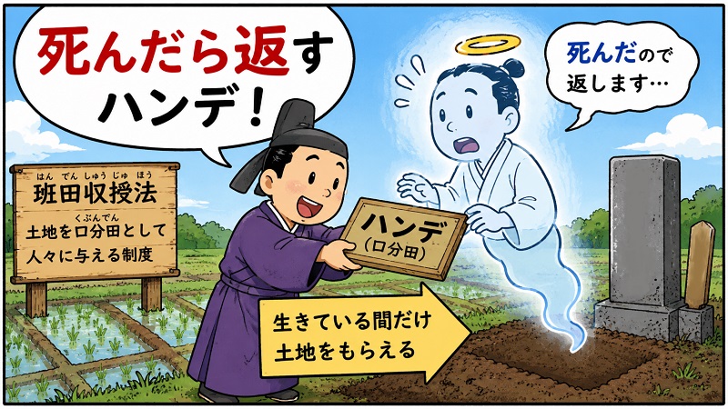 班田収授法の語呂合わせ